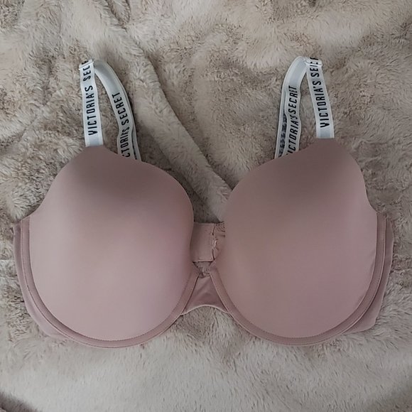 Victoria's Secret Other - Victoria's Secret T-Shirt Demi Logo Strap Bra-36DD